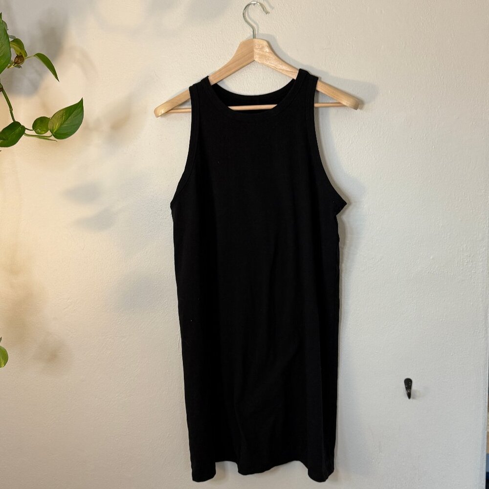Black Sleeveless Tank Dress